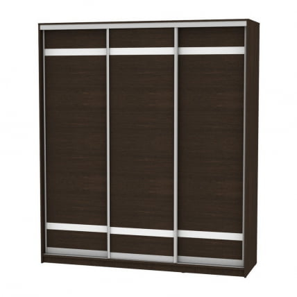 Шкаф-купе B-220х200х60-2(Венге-D9D9D9)_0