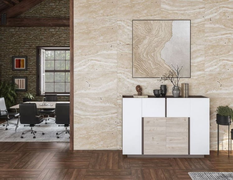 Кабинет руководителя Sirio № 1 Вольфрам Дуб Тоскана Белый_4