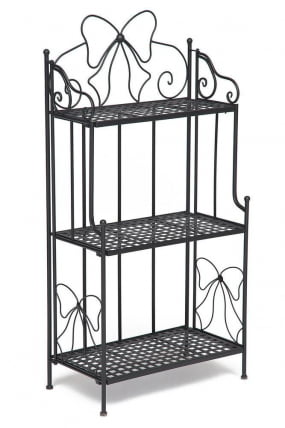 Этажерка Secret De Maison 002 стальной сплав, 59х30х118см, черный_0
