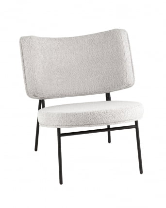 Кресло District Lounge букле Светло-серый_0