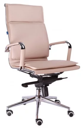 Кресло руководителя Nerey M экокожа Бежевый_0