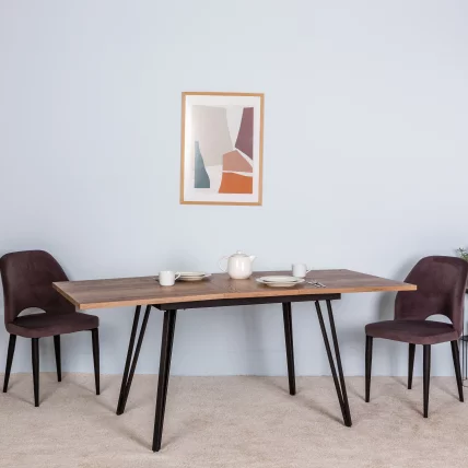 Стол раздвижной Диего 120-160 Галифакс Табак_6