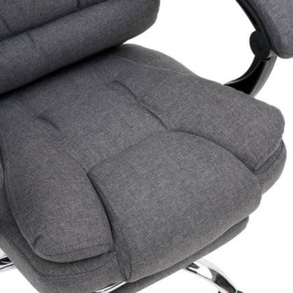 Кресло офисное с функцией вибромассажа CROMEX (КРОМЕКС) Chill MS-005 ткань серое_16