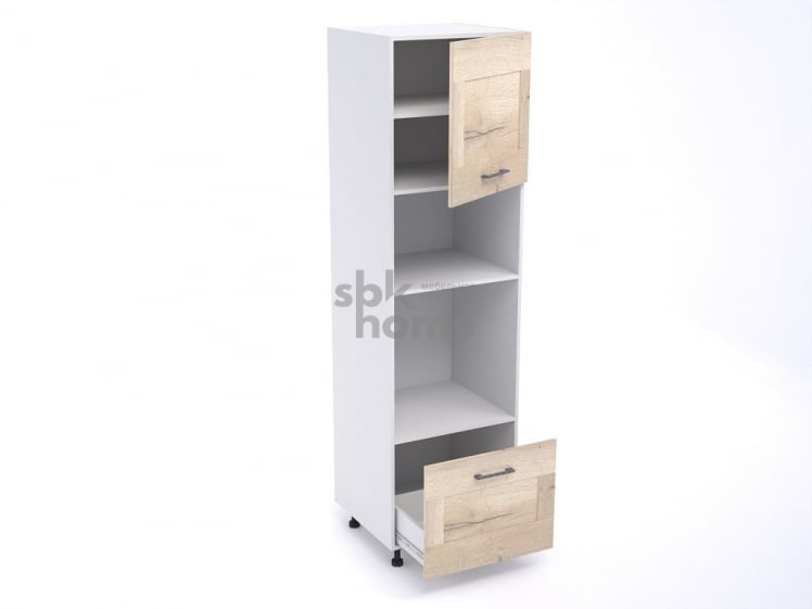 Пенал П-1, Дублин (600*570*2166) Дуб галифакс белый, 21669 _1