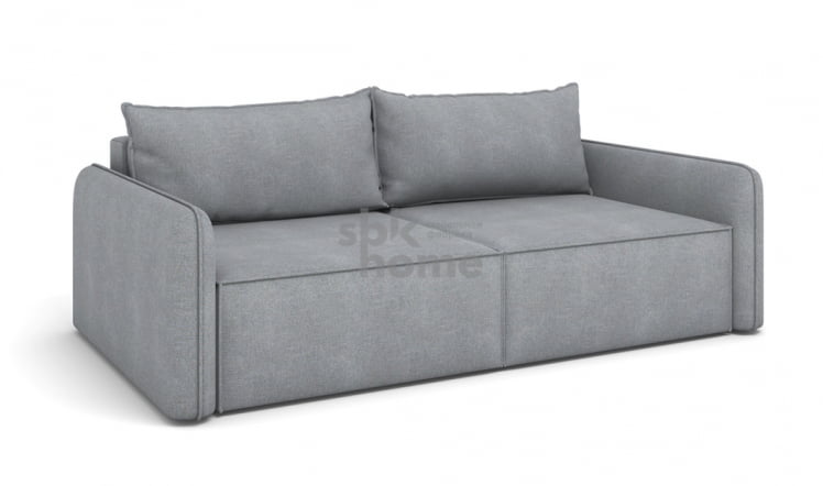 Диван Лофт  прямой ткань Jasper ash (1280*2320*810) Серый, 2117895/50634/9_0