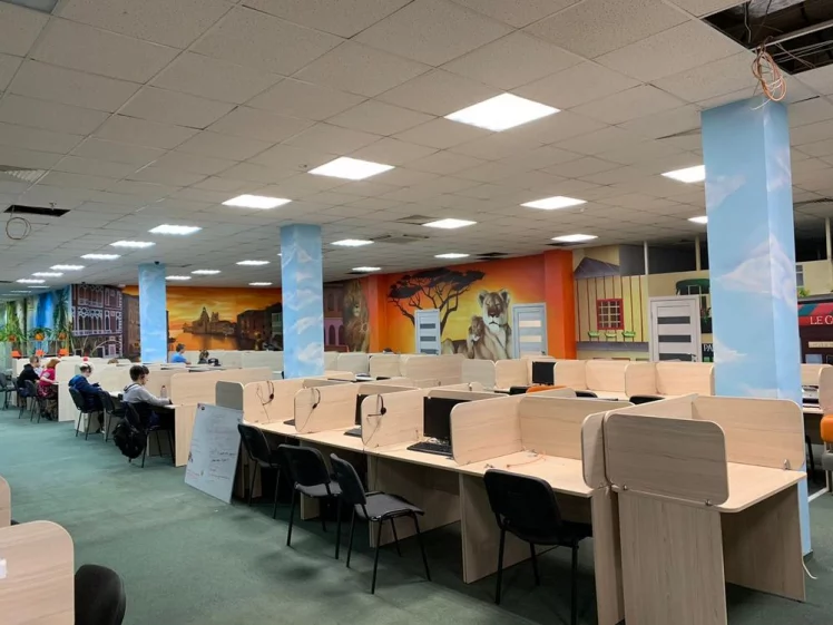 Рабочий модуль Twin 1000x1400x750 с 2-мя кабель-каналами Туя-З_1