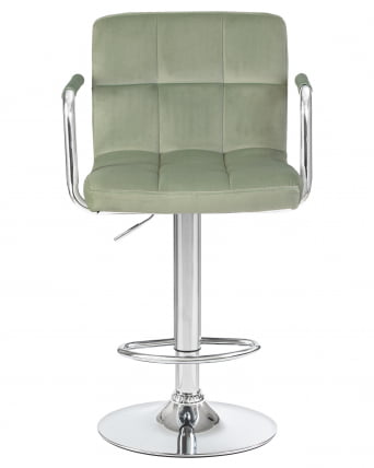 Стул барный DOBRIN KRUGER ARM Мятный велюр MJ9-87_5