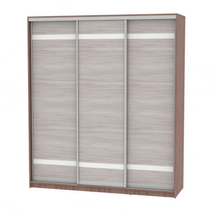 Шкаф-купе B-230х200х60-3(ЯШТ-ЯШС-D9D9D9)_0