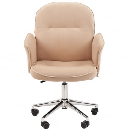 Офисное кресло CHAIRMAN HOME 130 велюр Бежевый_2
