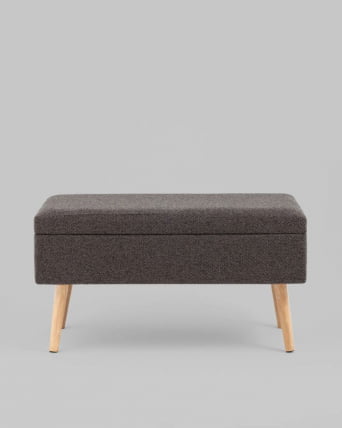 Банкетка Сторми с ящиком темно-серый_5