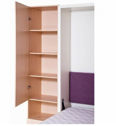 Шкаф-диван-кровать Смарт 1 3-в-1 левый 1600 Венге_3