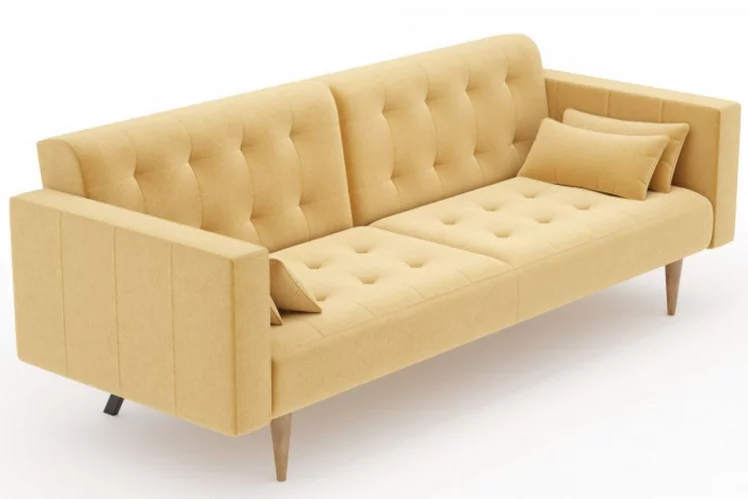 Диван трёхместный Нейт ЛД 308.010.000 Горчичный_2