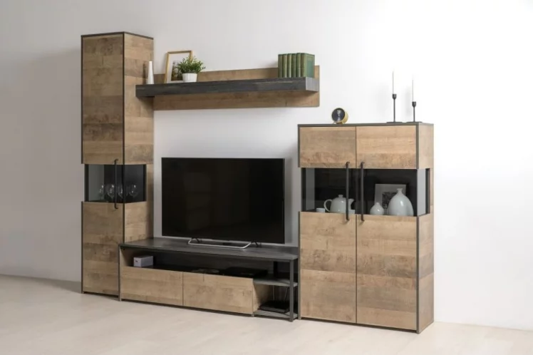 Шкаф-пенал с витриной Трувор 13.205_3