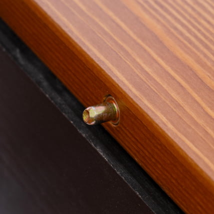 Стол Соната Люкс раздвижной/Sonata Lux extension table массив сосны, антик /графит, 120-(150)х75х73 см_11