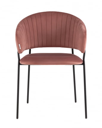 Стул Бруно велюр Пыльно-розовый_2