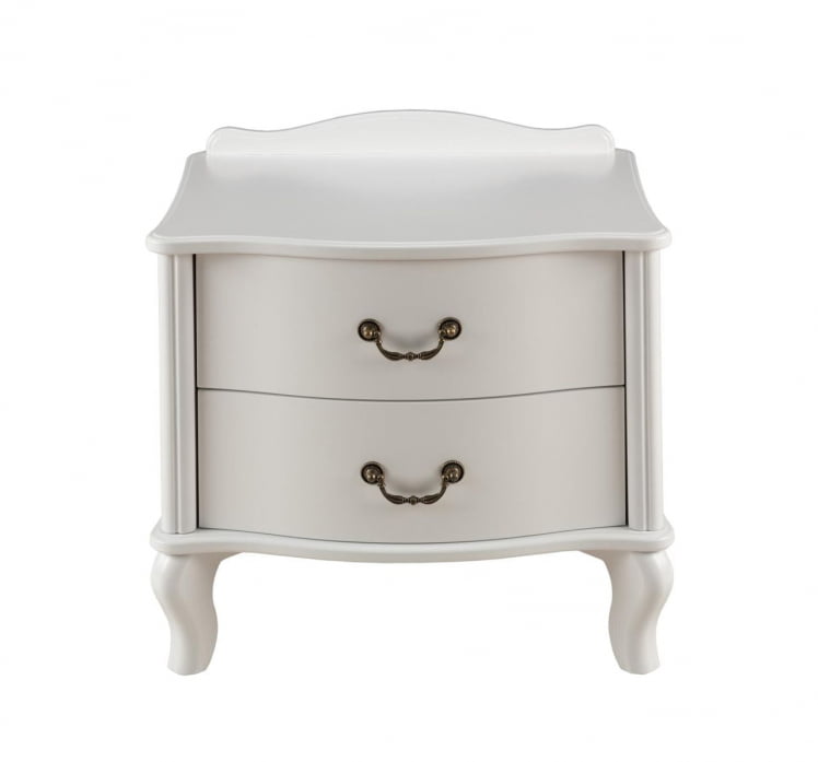 Тумба прикроватная Джульетта (2 ящика) Дуб Молочный_1