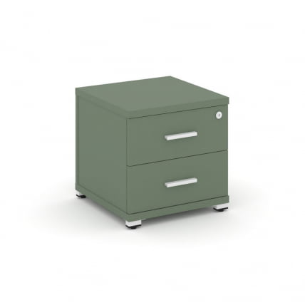 Тумба приставная с 2-мя ящиками CONCEPT CN.TUP-001 B/W Кобо Белый_0