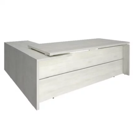 Стол руководителя YALTA LT-C 20 R Снежная Платина_0