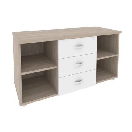 Тумба сервисная с ящиками ONIX O.TS-11 Дуб Аттик/Белый_0