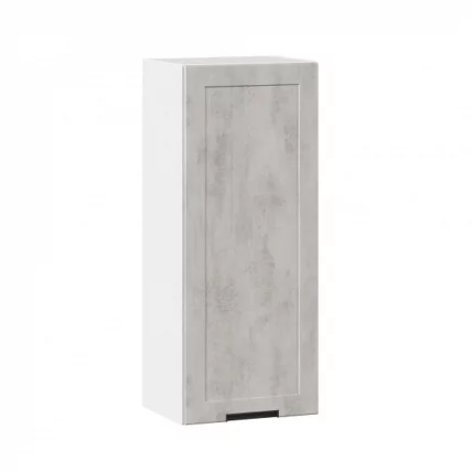 Шкаф кухонный 400 высокий Джамис ЛД 296.420.000.025 Белый Белый камень_0