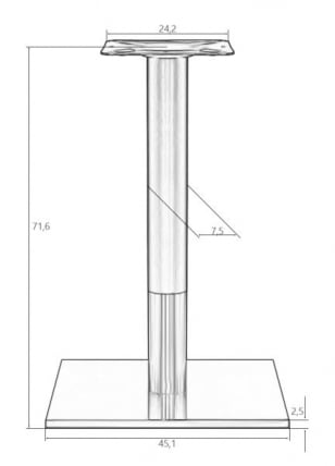 Подстолье обеденное DOBRIN VALENTINO_3