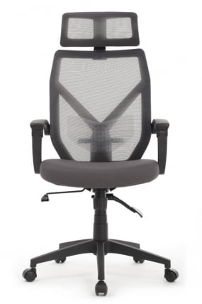 Кресло Oliver RCH W-203AC Черный пластик/Серый_4