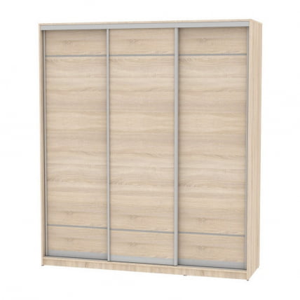 Шкаф-купе B-220х200х60-2(ДСС-D7D7D7)_0