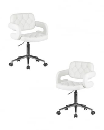 Офисное кресло для персонала DOBRIN LARRY (белый) 2 шт_0