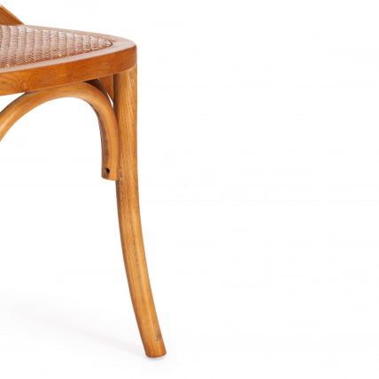 Стул CROSS (mod.CB2001) дерево береза, 49.5*53.5*87, Груша (№3)_10