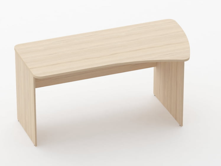 Стол эргономичный Glassy 1.12.16Пр Бук светлый_0