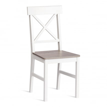 Обеденный комплект Хадсон (стол + 4 стула)/ Hudson Dining Set (mod.0104) МДФ/тополь/меламин, стол: 118х74х73 см, стул: 42,5x46,5x93,5 см, white (белый) / grey (серый)_5