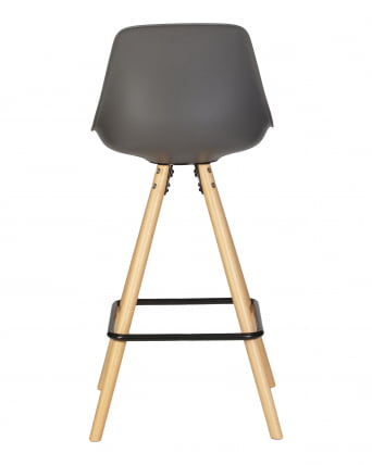 Стул полубарный DOBRIN RONNI Темно-серый GR-04_4