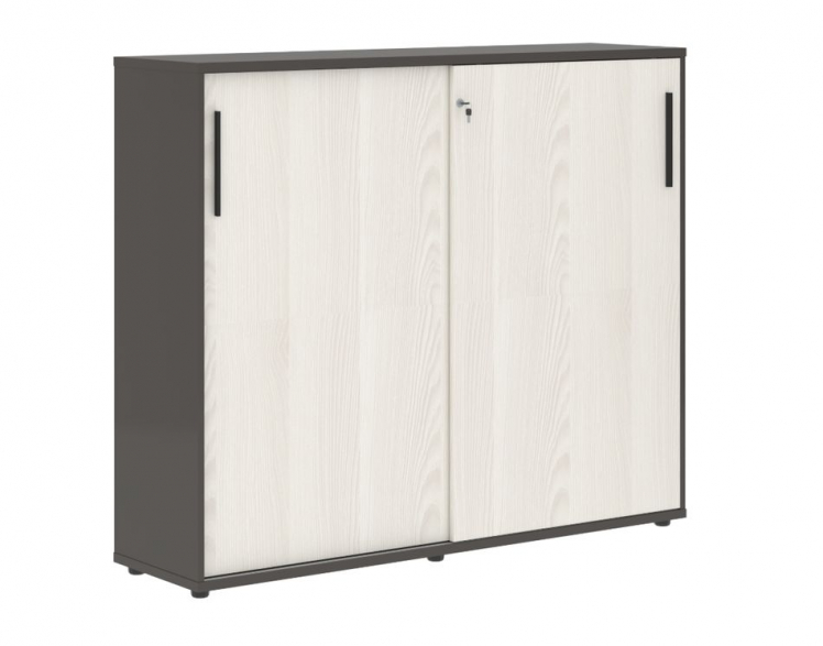 Шкаф с дверьми-купе EDIS EMC 1643 Ясень Траун Черный Мокко_0