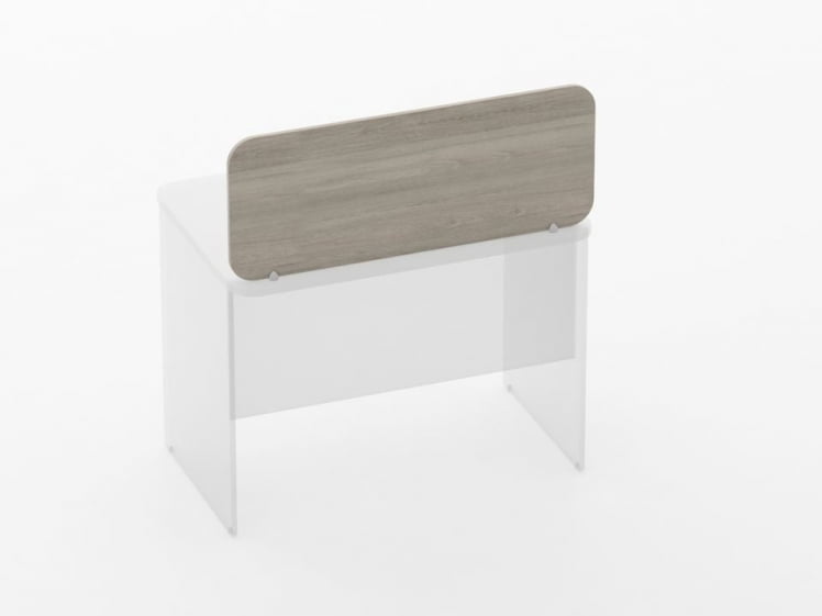 Экран разделительный прямой Glassy 5.14.10 Дуб сантана светлый_1