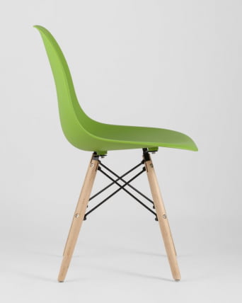 Стул Еамес Стйле ДСВ зеленый 4 шт. комплект (разборный каркас) / Eames Style DSW_4