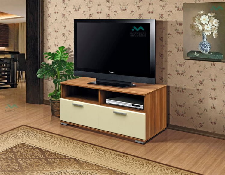 Тумба под ТВ М-2 Гармония-12 (Слива/ваниль)_0