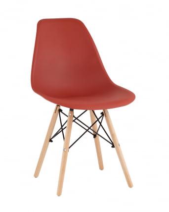 Стул Еамес Стиле ДСВ терракотовый (разборный каркас) / Eames Style DSW_0
