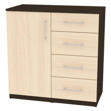 Комод Калисто(K17)923х902х468ручкарейлинг160мм(Венге-ДМ)_0