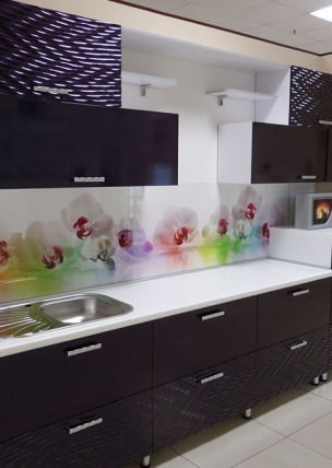 Глянцевый фартук (КОМПОЗИТ) KM 229_2