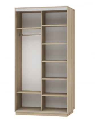 Шкаф-купе двухдверный Экспресс Дуо 1200х2400h Лондон/Дуб сонома_1