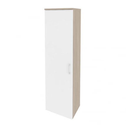 Гардероб узкий (левое исполнение) ONIX O.GB-1(L) Дуб Аттик/Белый_0