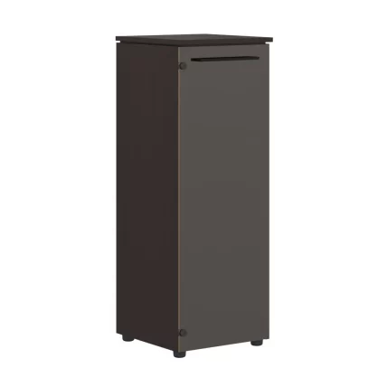 Шкаф колонка со стеклянной дверью MMC 42.2 Венге Магия-тонированное стекло_0