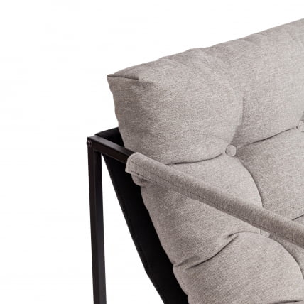 Кресло Charli/Чарли рогожка, серо-бежевый, 3M 16/2, 70х70х84 см_11