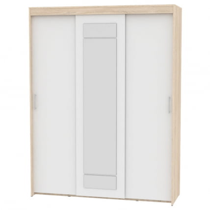 Шкаф-купе T-3-230х175х60-M(ДСС-Белый-8)_0