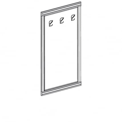 Панель-вешалка Флоренция 648 Дуб Гарвард_1