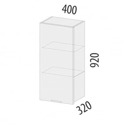 Шкаф кухонный (лев/прав) Бостон 104.03_5