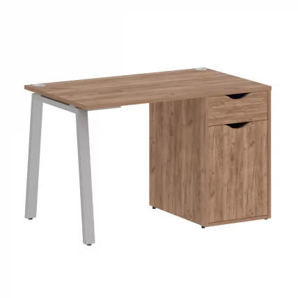 Стол письменный HOME OFFICE VR.SP-3-118.1.A Дуб Табак/Серый металл_0