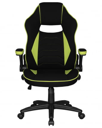 Кресло игровое DOBRIN RICK (черно-светло-зеленый)_5