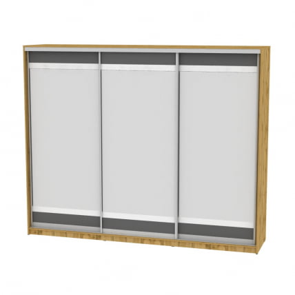 Шкаф-купе B-220х270х60-1(ДВ-Графит-D10D10D10)_0