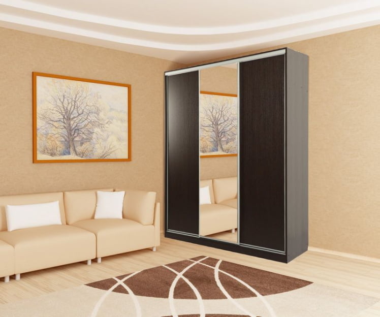 Шкаф-купе Бассо-1 Венге_2